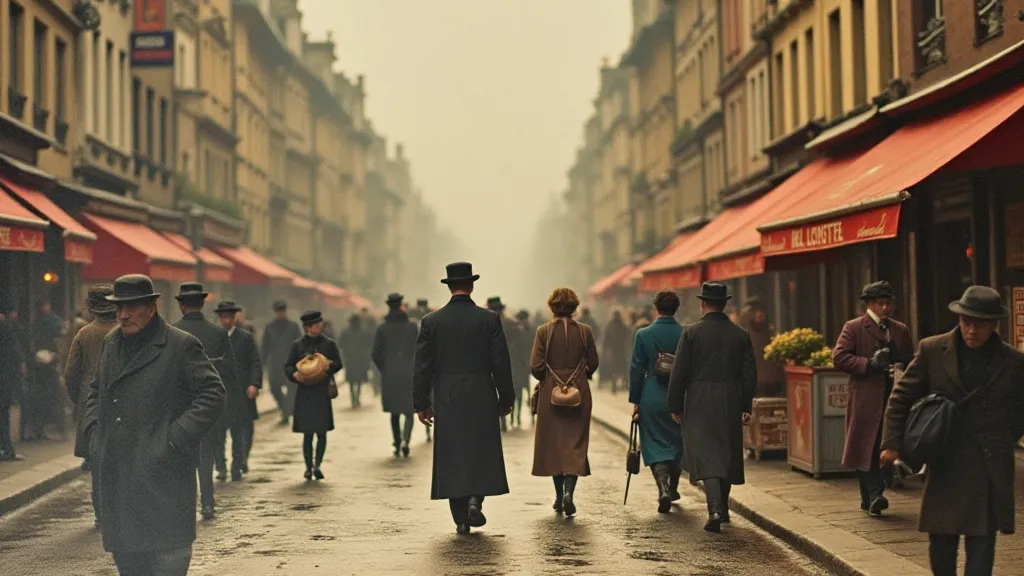 Paris Autochrome Postcard