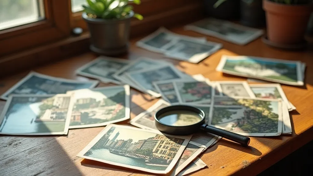 Collection of vintage postcards